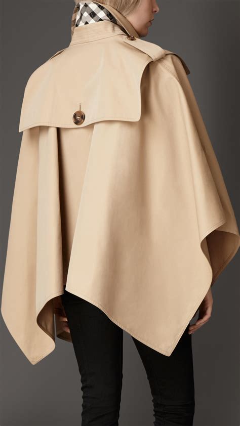 burberry cotton cape
